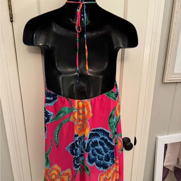 Show me your Mumu Floratopia Katy Halter Mini Dress - Picture 2 of 3